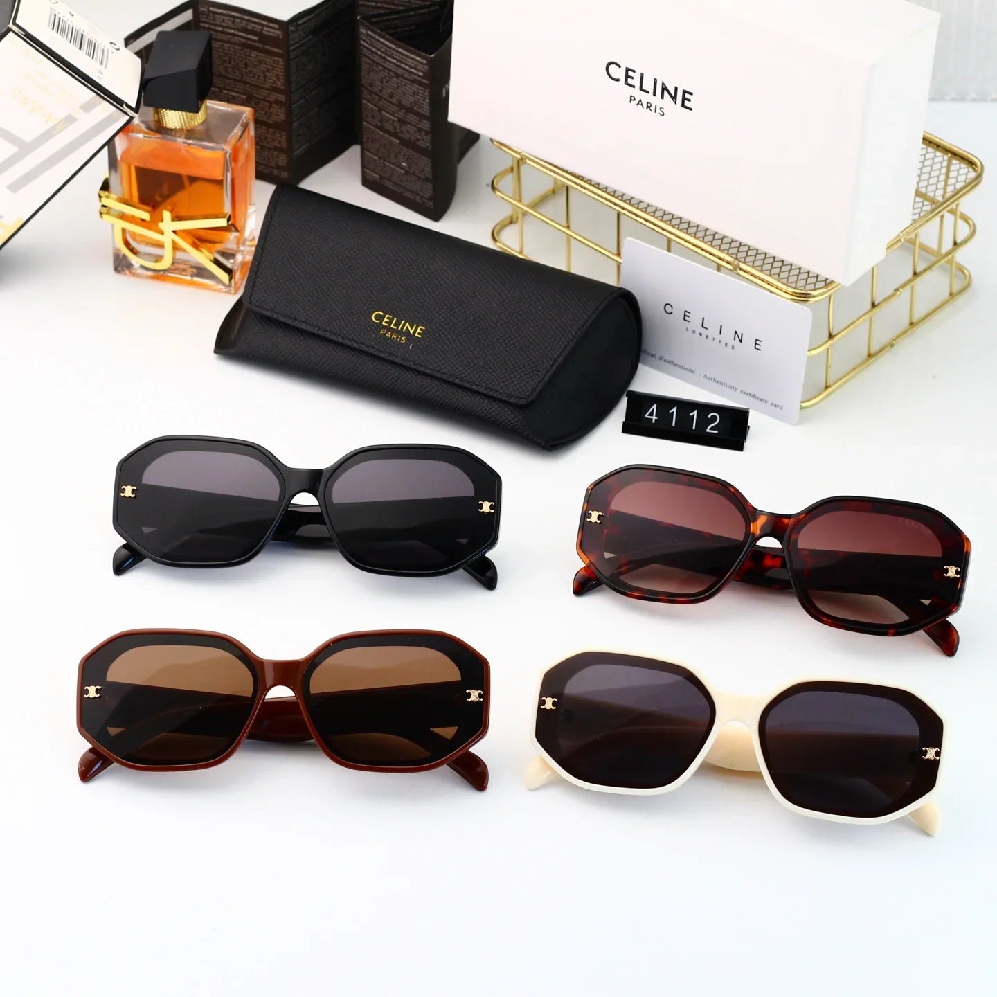 4 colors of trendy sunglasses  6602