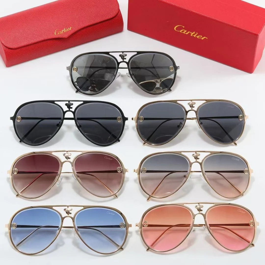 7 Colors Metal Frame UV Protection Polarized Sunglasses