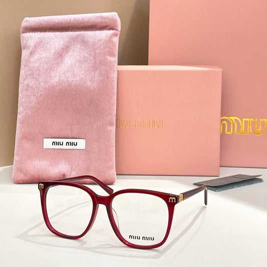 Transparent full frame glasses