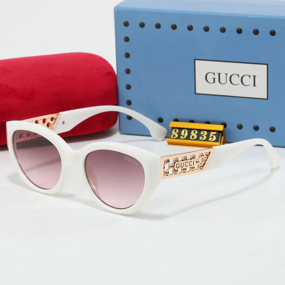 Retro Hollow Metal G Sunglasses