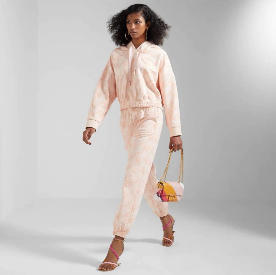 Colorblock 3D Letter Chain Baguette Bag