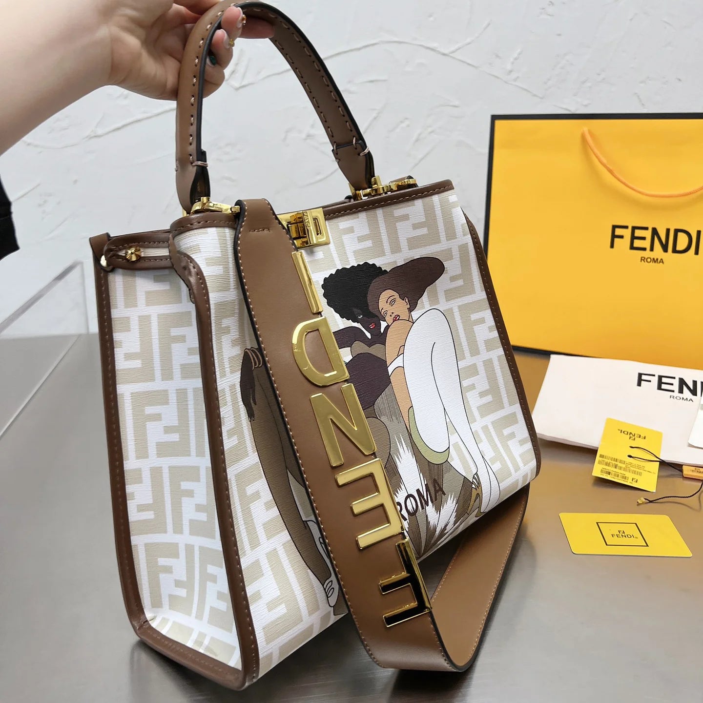 Peekaboo Series GraffitiShopping Bag