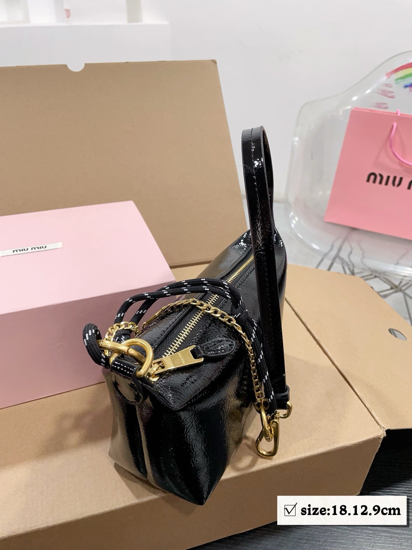 Classic leather hobo bag