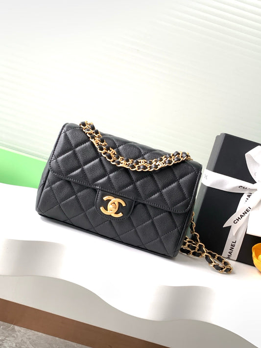 Double chain seasonal limited edition handbag