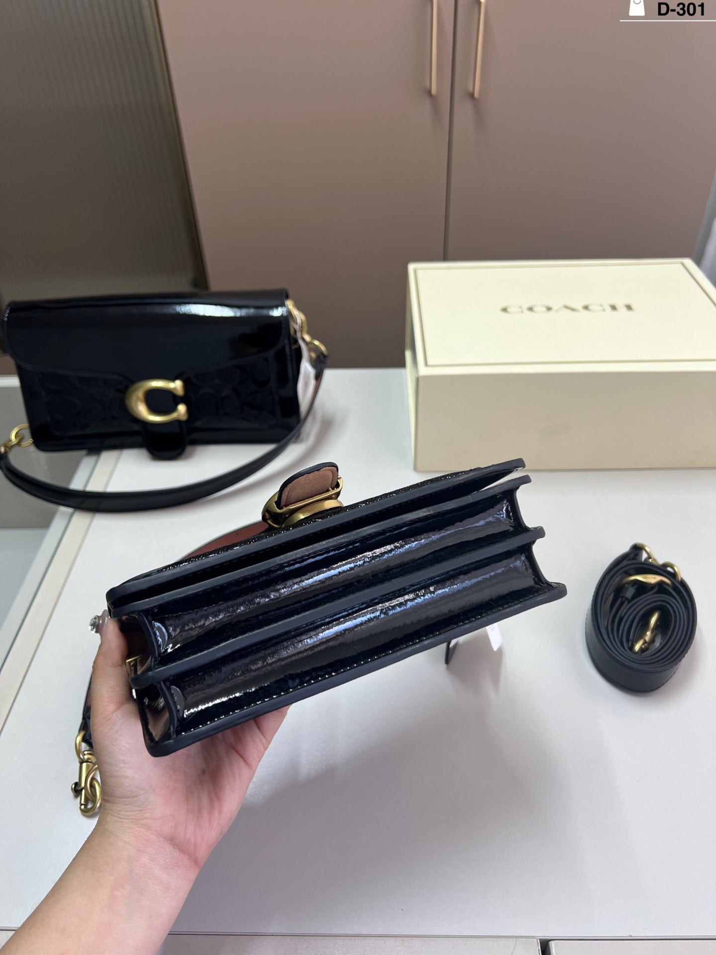 New double-layer two-long straps shoulder and crossbody bag