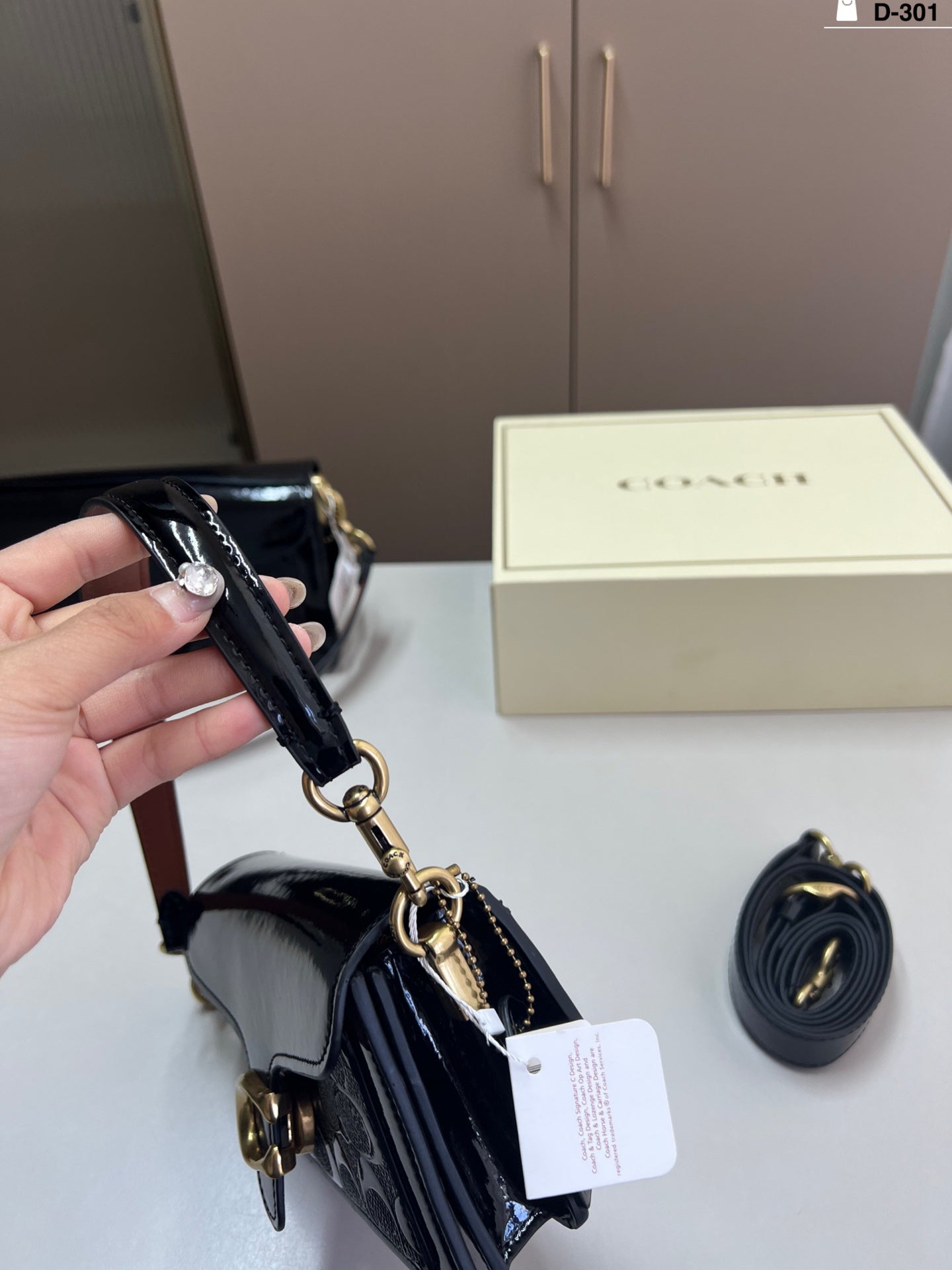 New double-layer two-long straps shoulder and crossbody bag