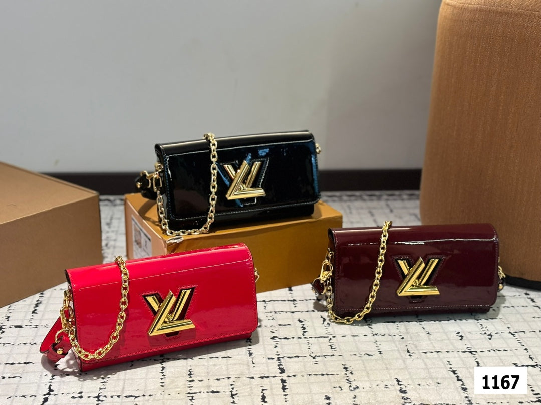 New tricolor messenger bag