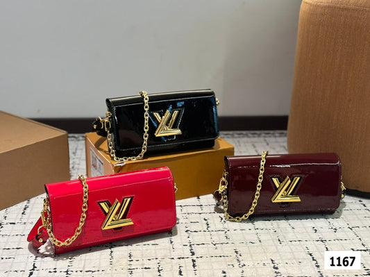 New tricolor messenger bag