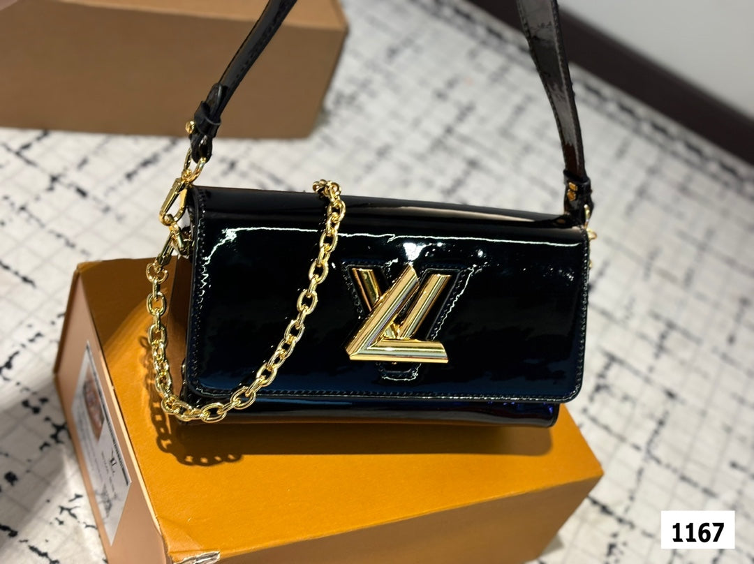 New tricolor messenger bag