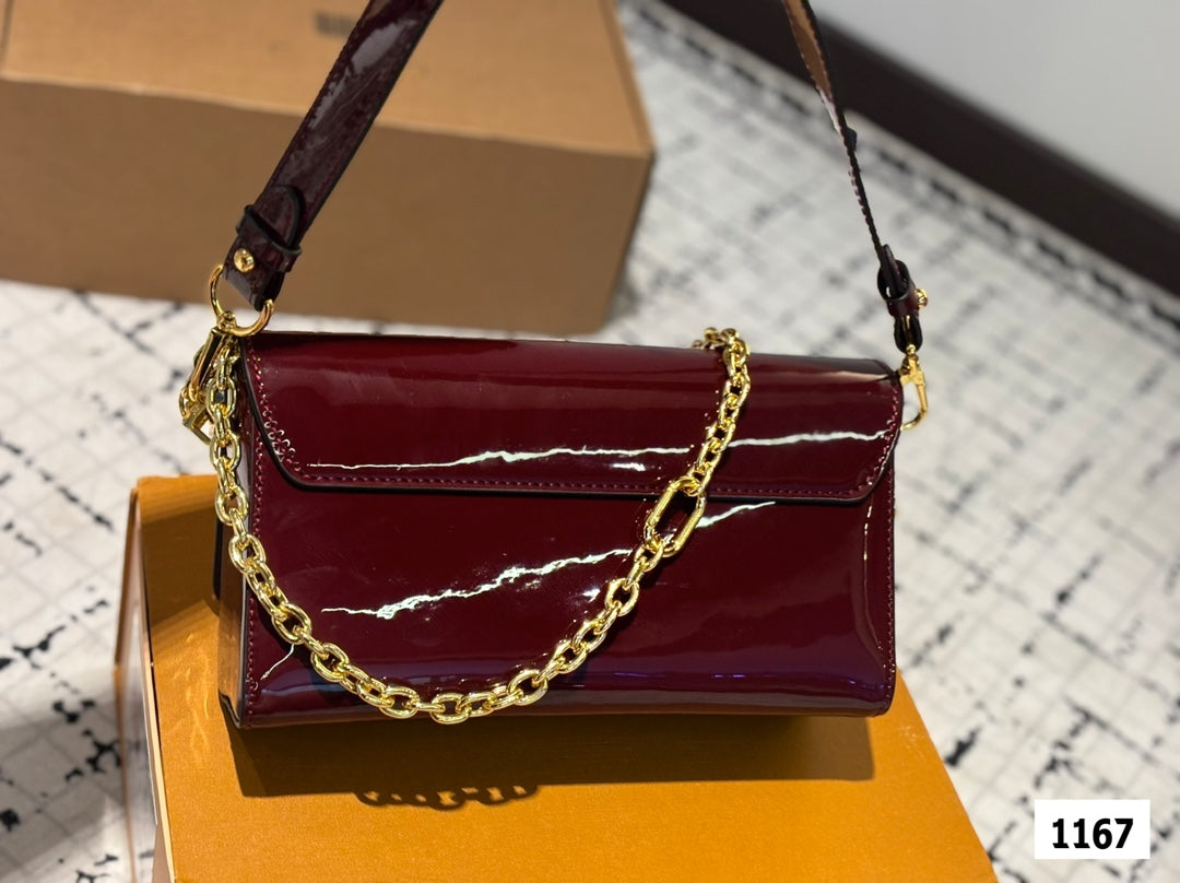 New tricolor messenger bag