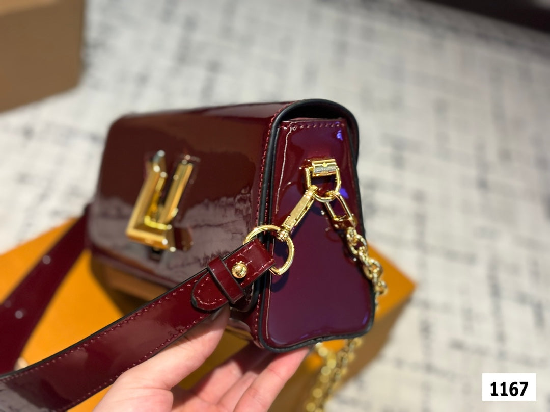 New tricolor messenger bag