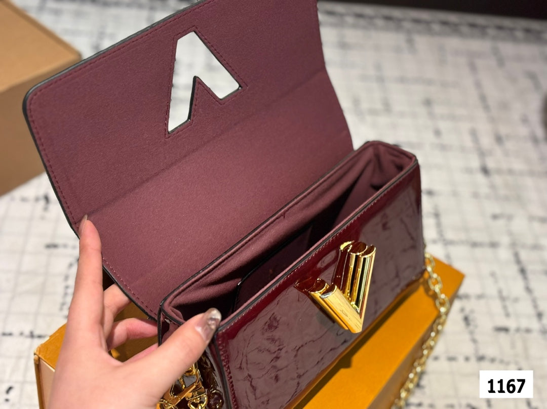 New tricolor messenger bag