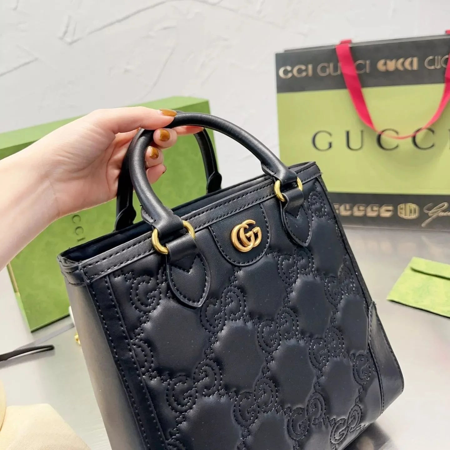 Marmont Series Quilted Vertical Bag