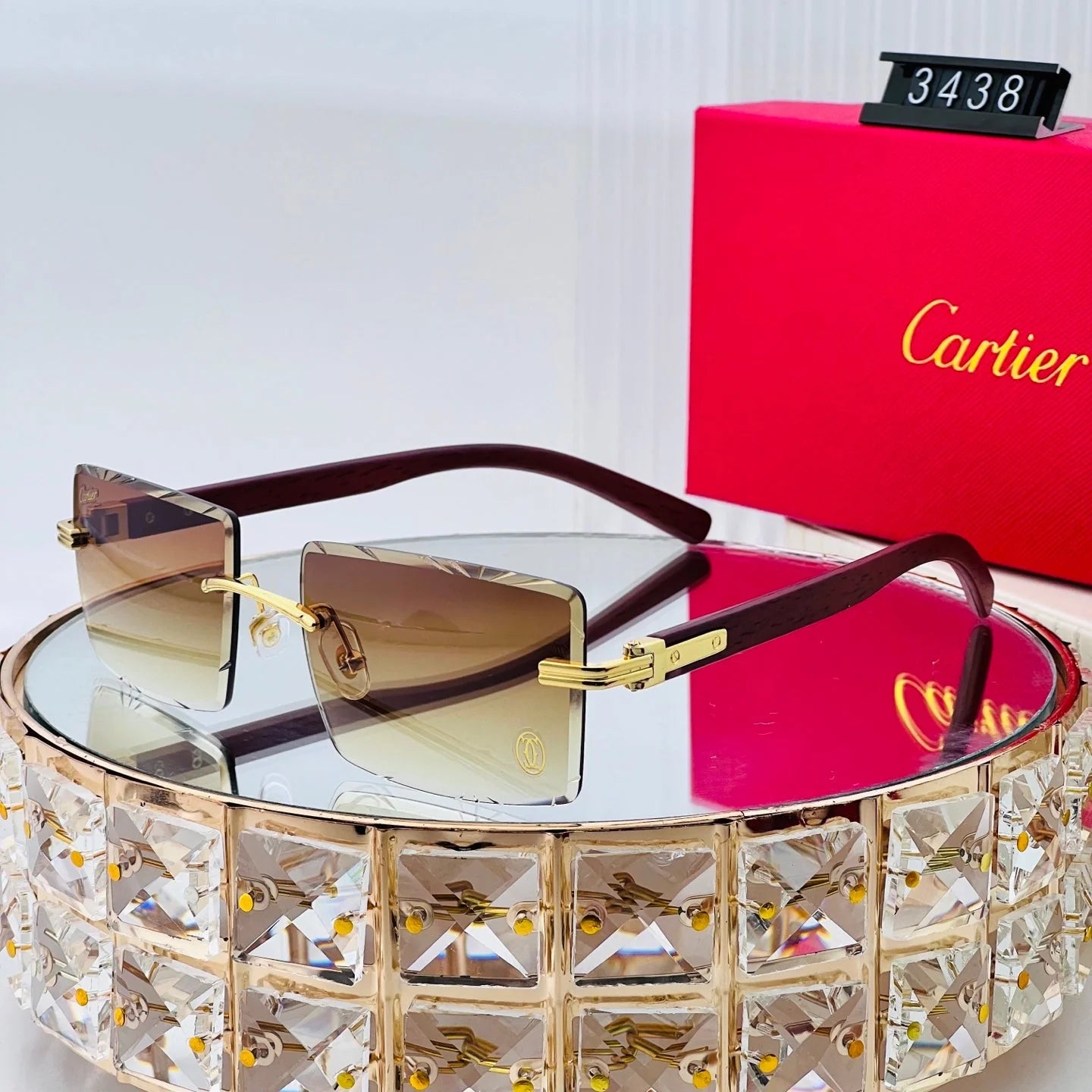 5 colors fashion sunglasses 3438