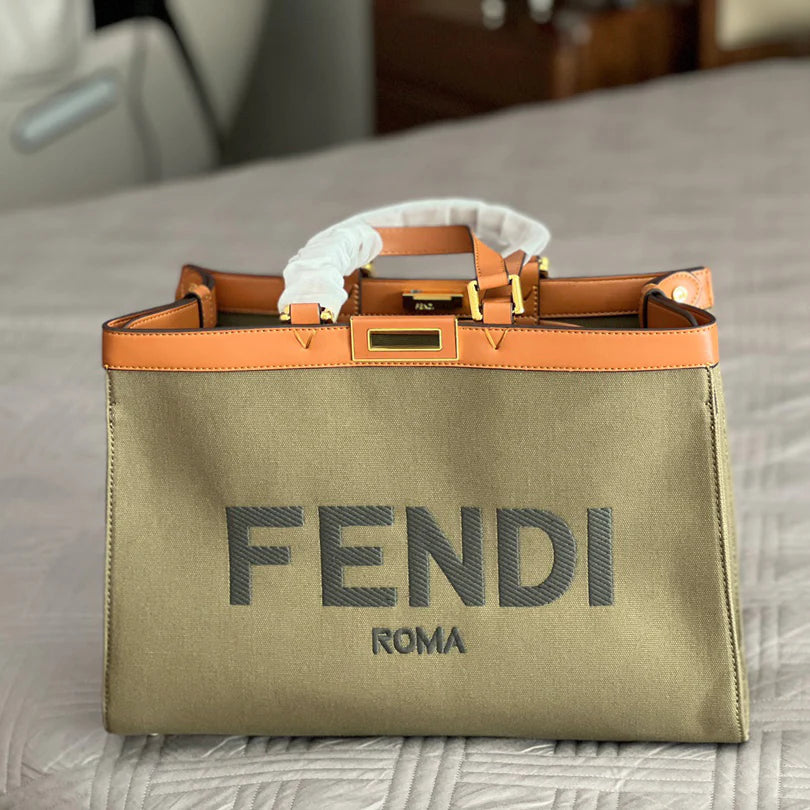 Peekaboo Series Canvas Shopping Bag