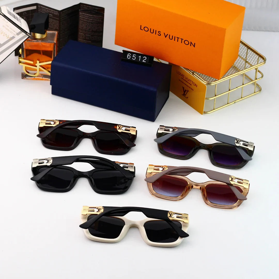 5-color hot-selling new cat-eye full-frame sunglasses 6512