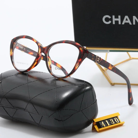 5-color full-frame transparent lens sunglasses 4130