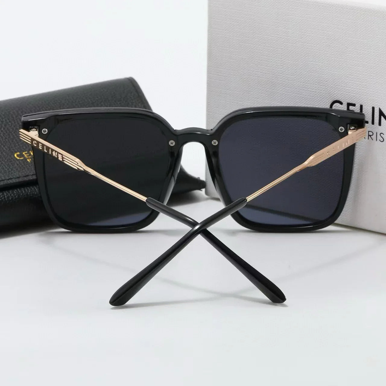 5 Colors Fashion Metal Temple Sunglasses  6276