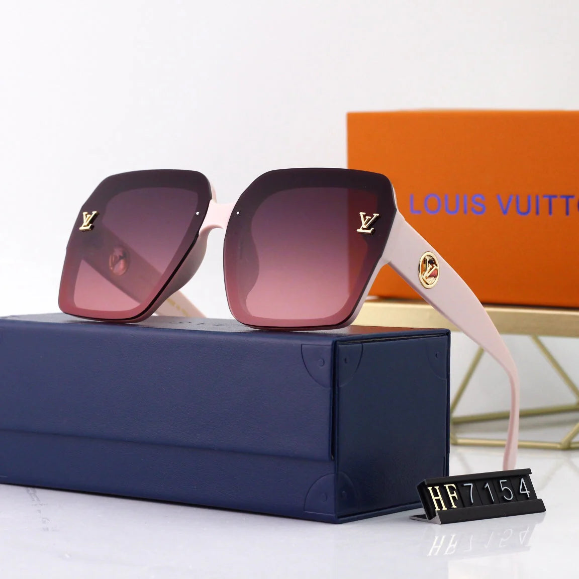 6-color ultra-light frame sunglasses 7154