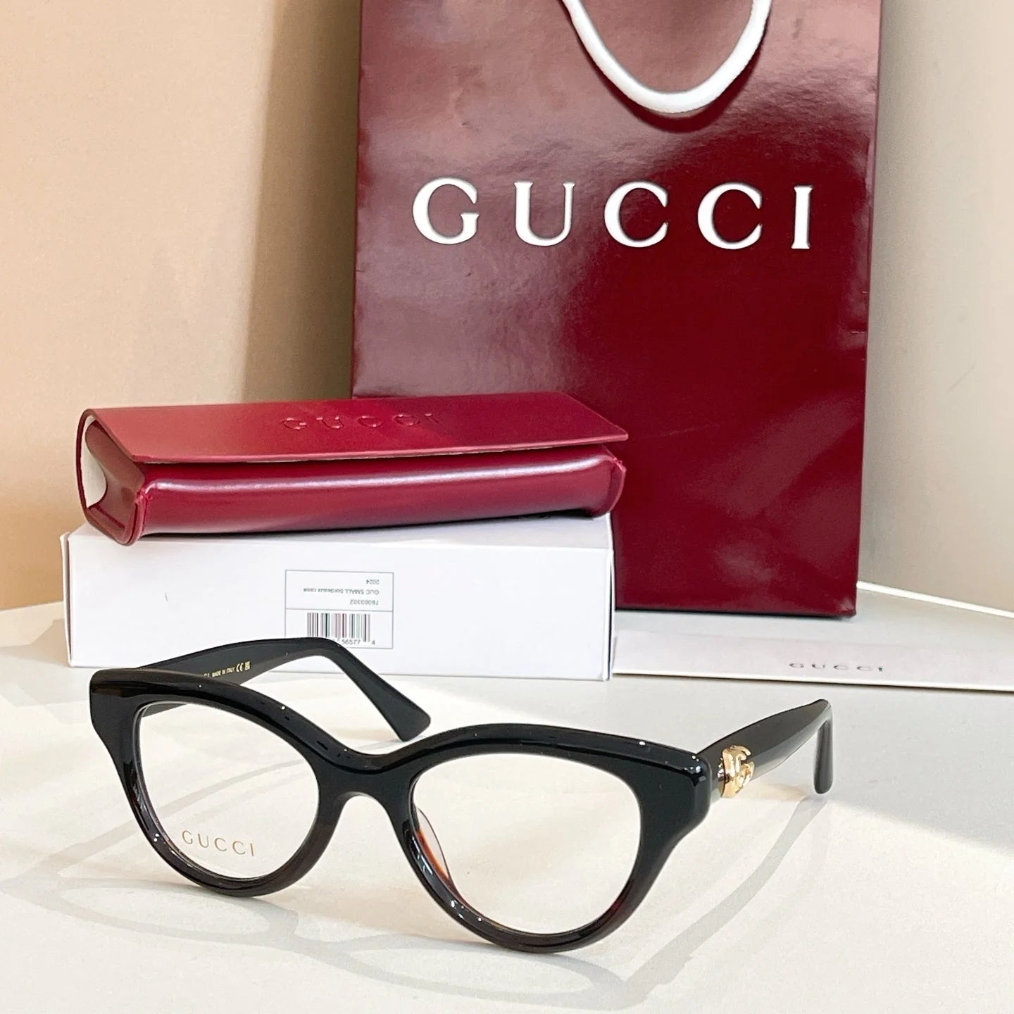 Large frame transparent sunglasses