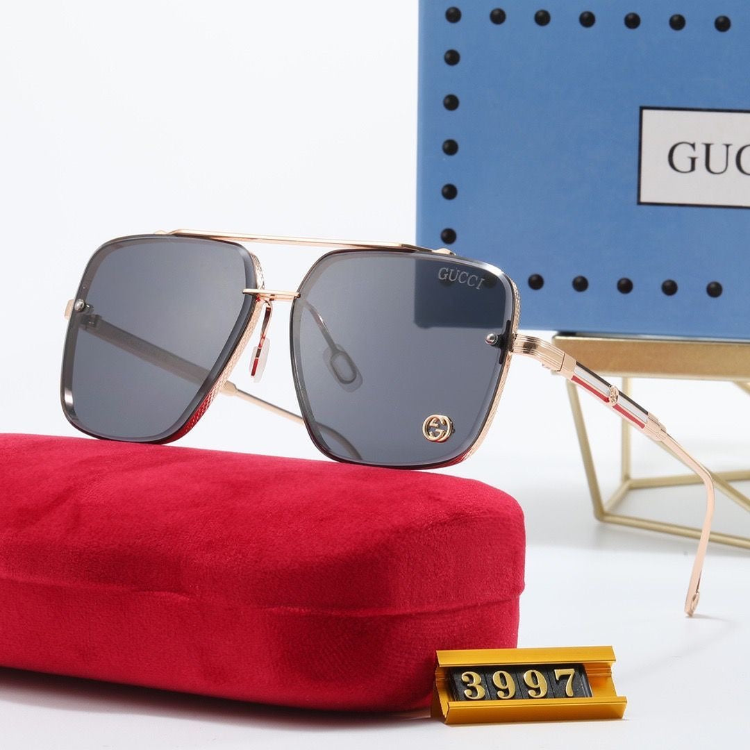 UV-protective travel glasses, trendy retro sunglasses