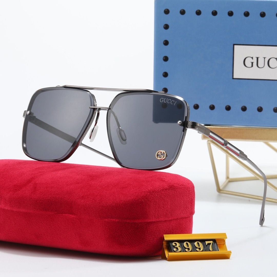 UV-protective travel glasses, trendy retro sunglasses