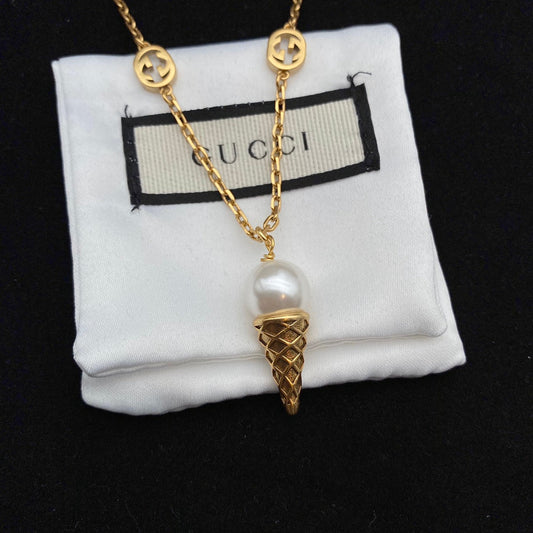 Ice Cream Pendant Necklace