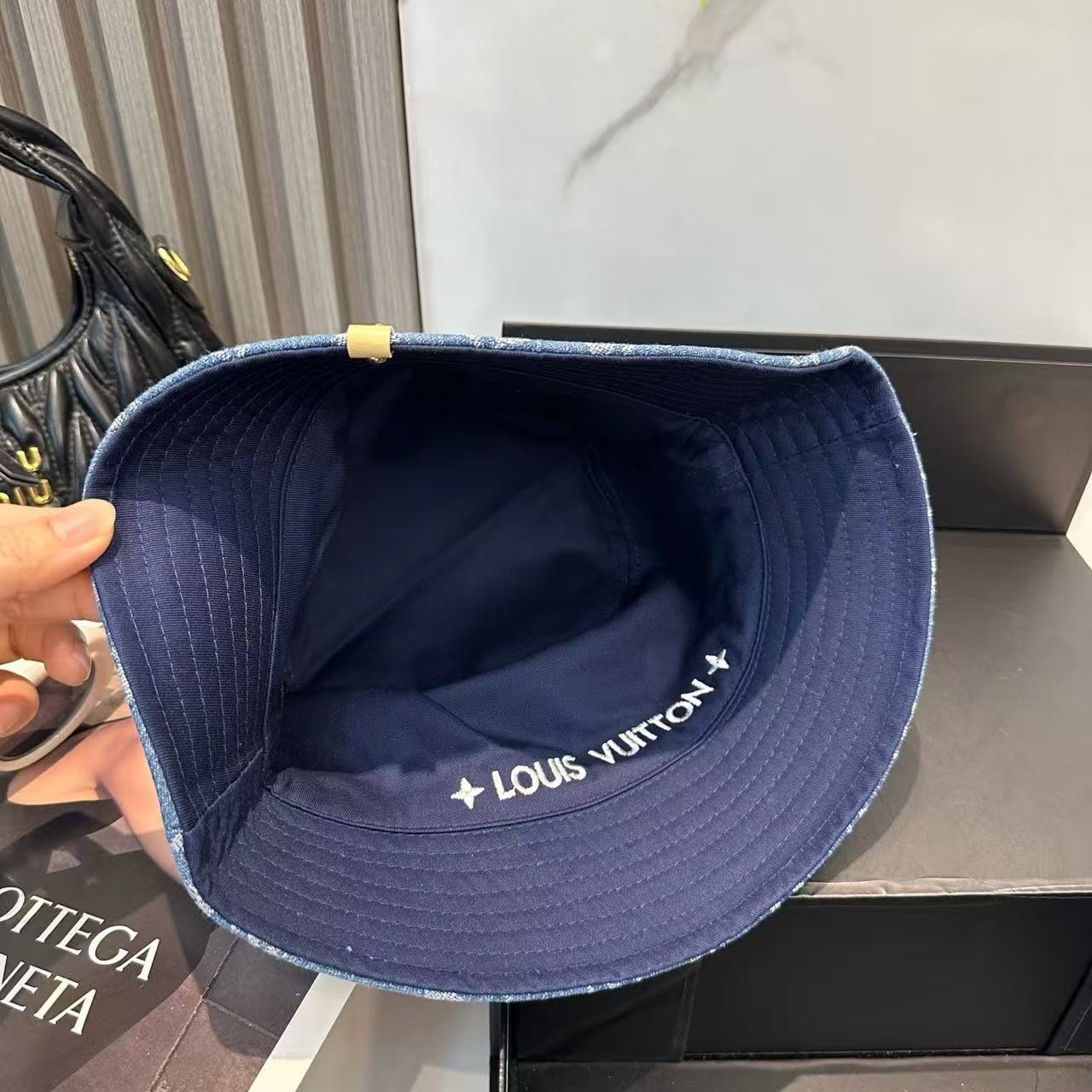 New denim fisherman hat