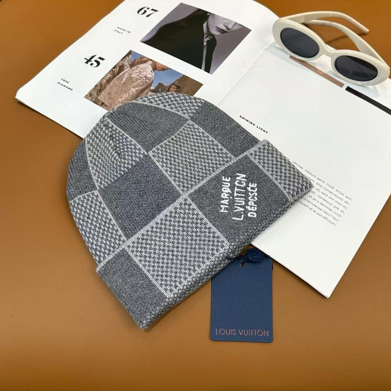 2025 New Embroidered Knitted Woolen Hat