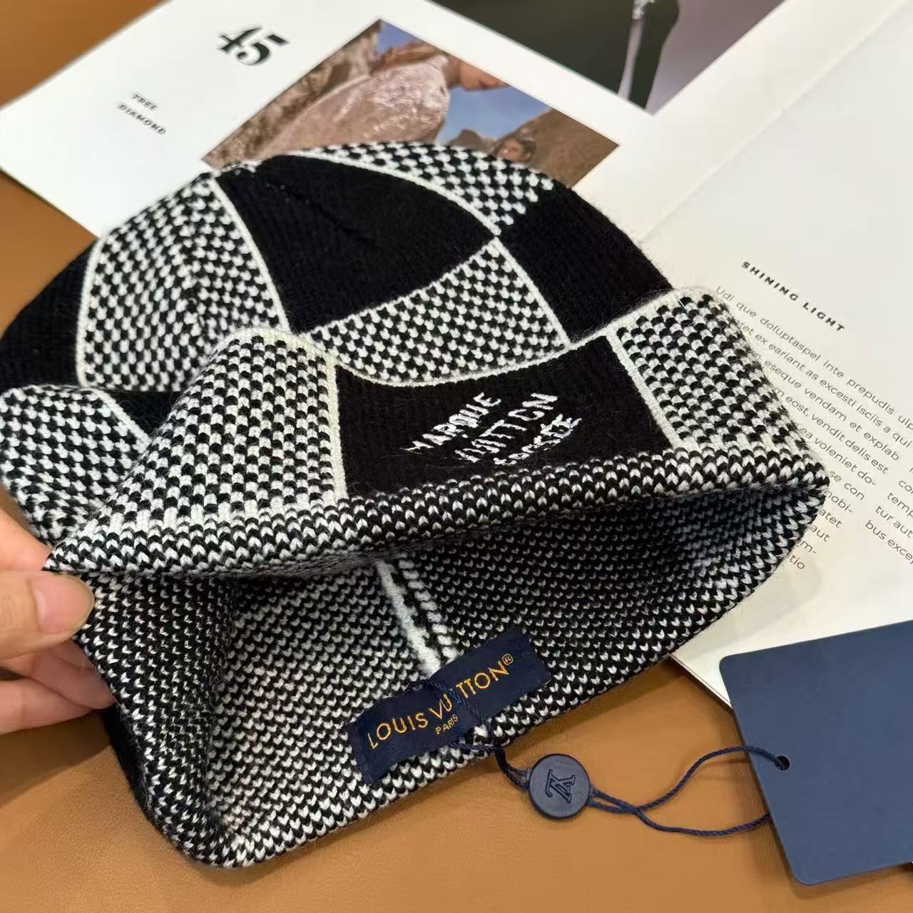 2025 New Embroidered Knitted Woolen Hat