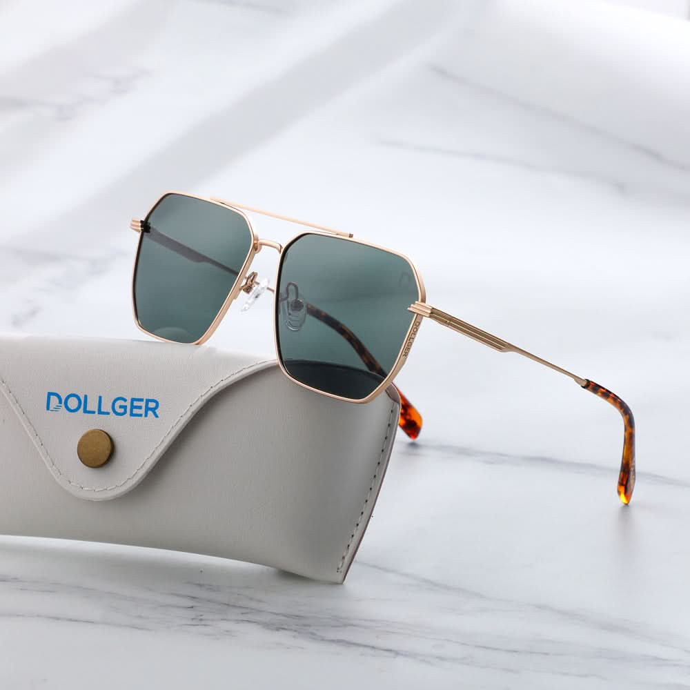 Dollger Retro-Vintage Aviator Tinted Sunglasses