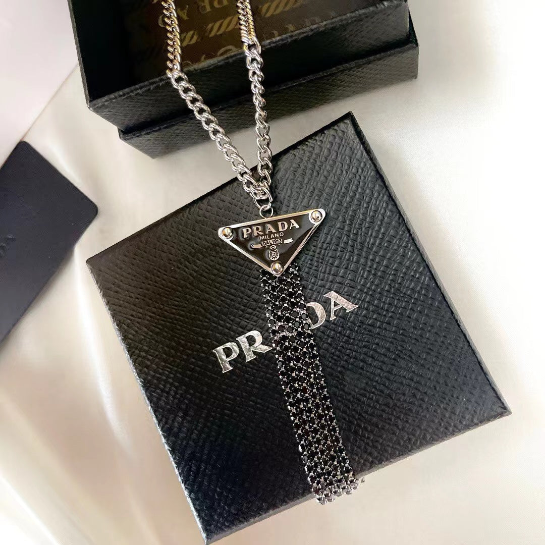 Triangle Tassel Necklace