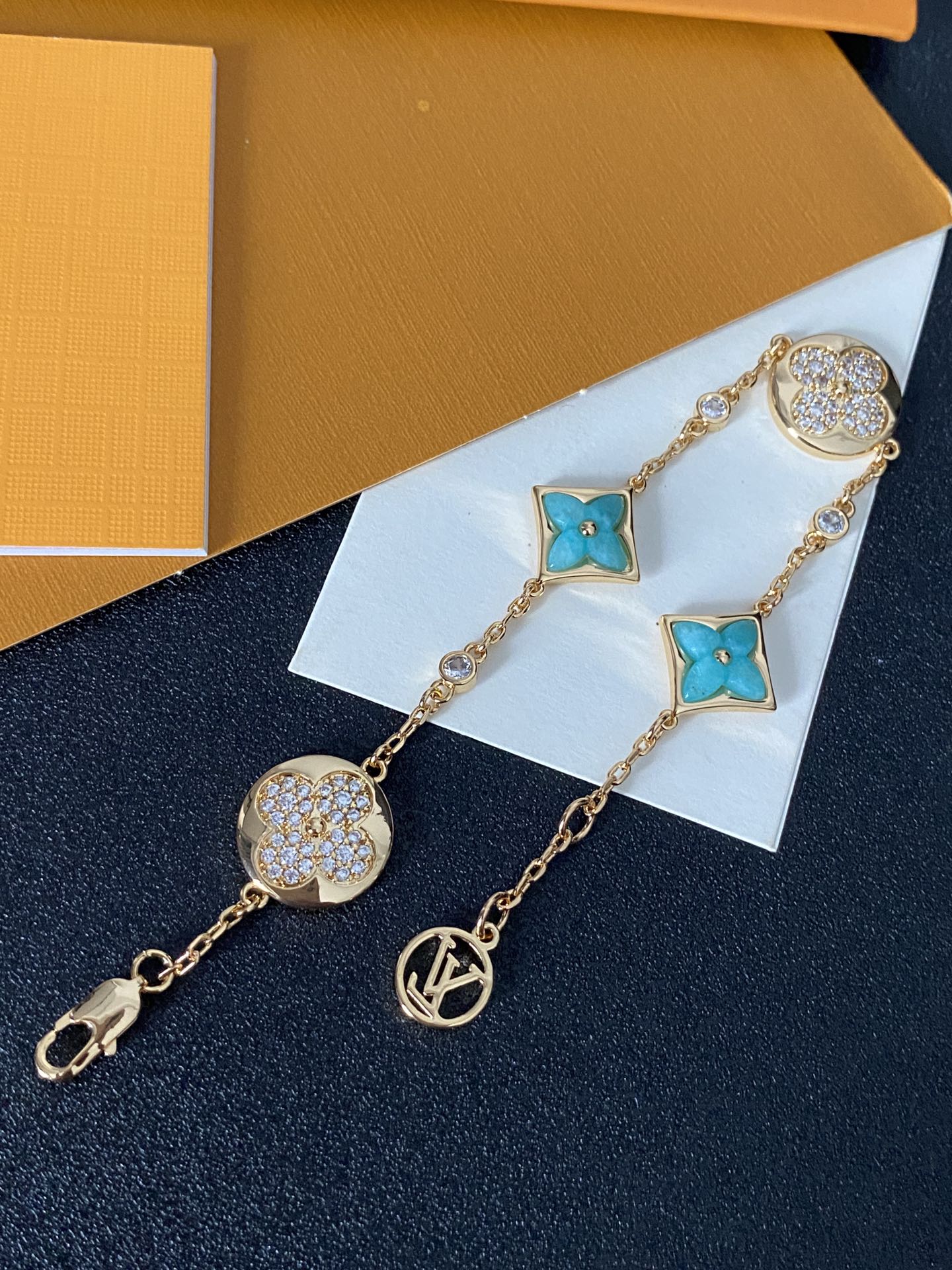 Rhinestone Gem Bracelet