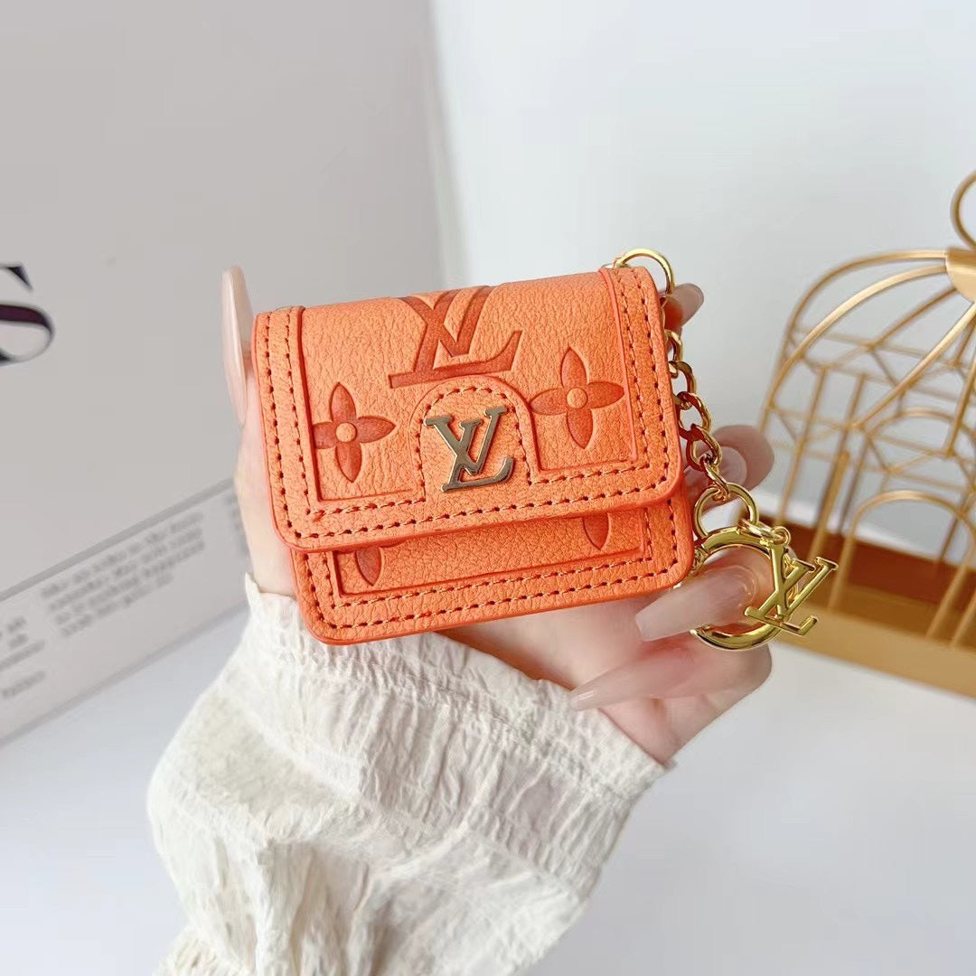 Multicolor Leather Earphone Case